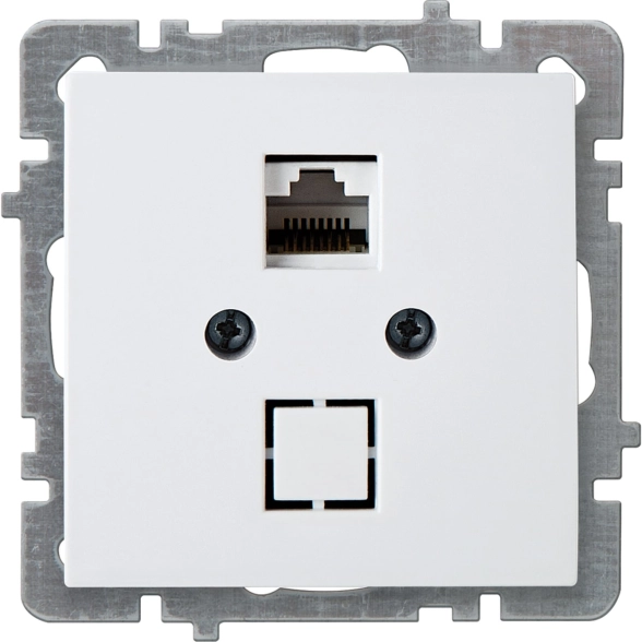 Механизм роз.комп 1м СУ RJ45 CAT5 TOURAN-ALEGRA-THOR белый