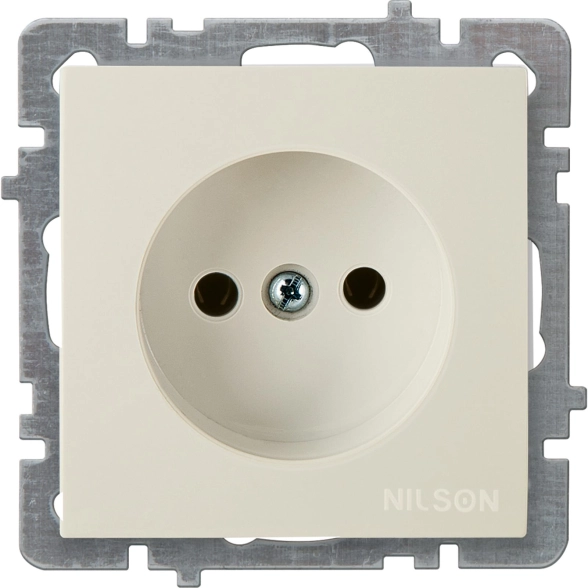 Механизм розетки 1м СУ TOURAN-ALEGRA-THOR кремовый