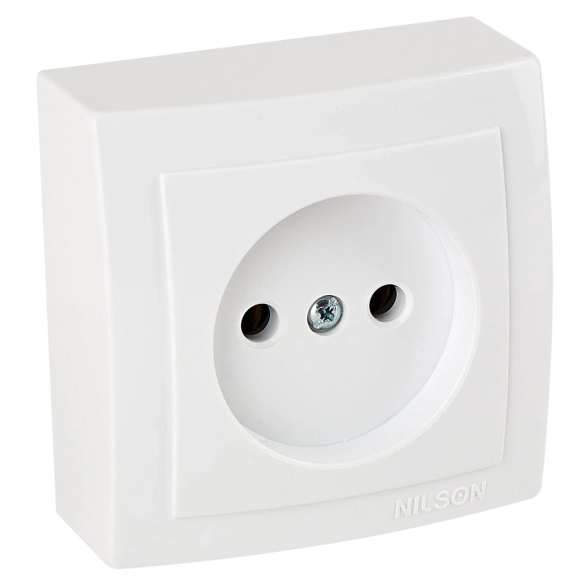 Розетка 1м ОУ Themis белый