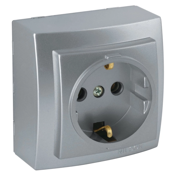 Розетка Themis с заземлением