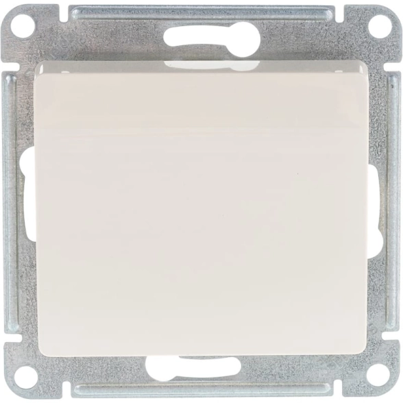 Переключатель Glossa 1кл перекр.беж в/р сх.7 GSL000271