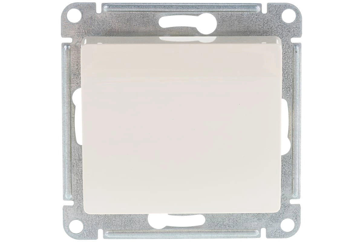 Переключатель Glossa 1кл перекр.беж в/р сх.7 GSL000271