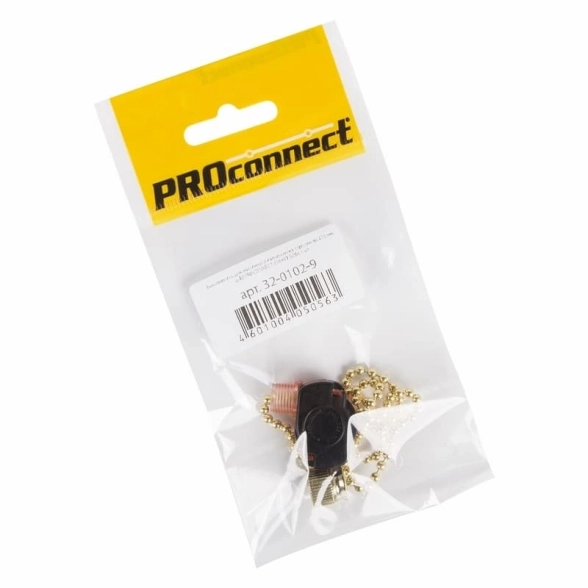 Выключатель PROCONNECT д/бра с/ц gold 32-0102-9