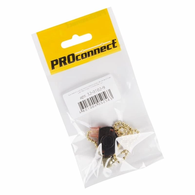 Выключатель PROCONNECT д/бра с/ц gold 32-0102-9