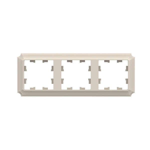 Рамка ATLASDESIGN Antique 3п беж. универс. ATN100203