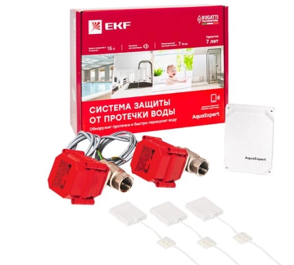 Система защиты от протечки воды AquaExpert-3/4 EKF