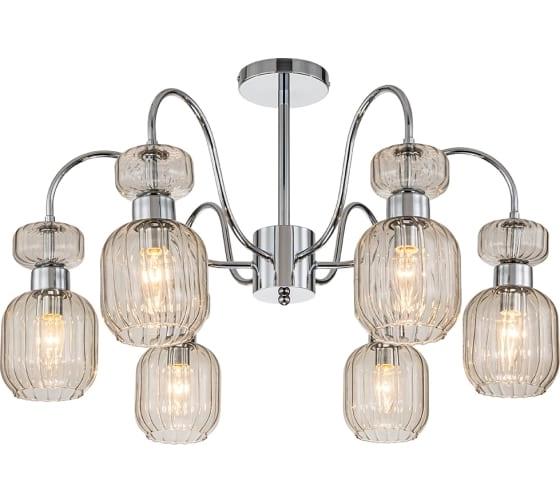 Светильник Escada LED E14х60W 1141/6PL Chrome/Beige