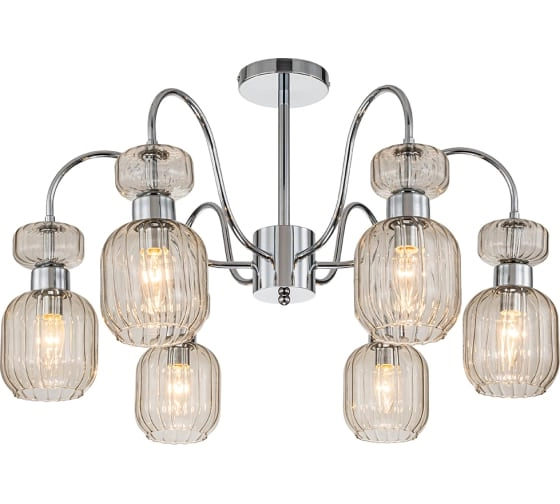Светильник Escada LED E14х60W 1141/6PL Chrome/Beige