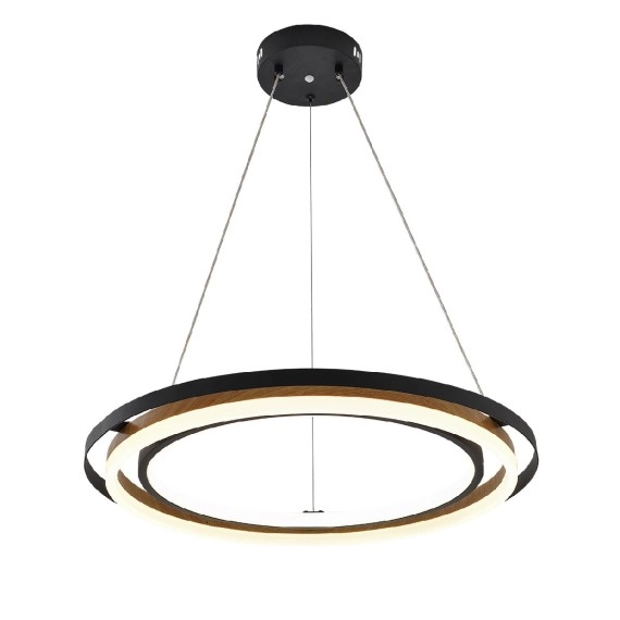 Светильник Escada 10248/2 LEDх82W Black/Wood