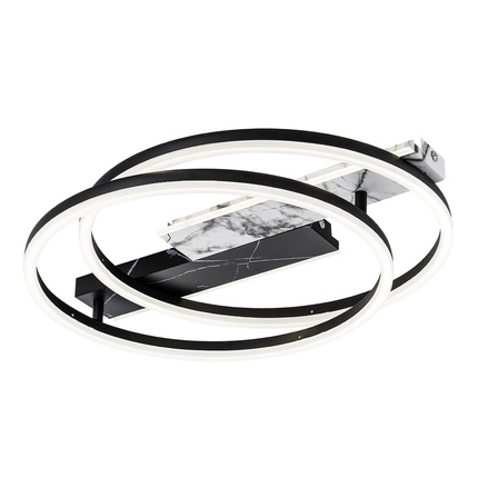 Светильник Escada 10252/2 LEDх90W Black/White marble