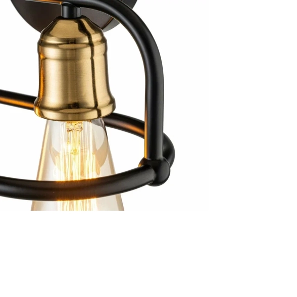 Светильник Escada 659/2A E27*40W Black/brass