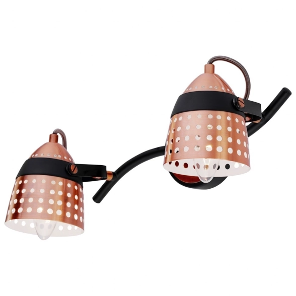 Светильник Escada 1138/2A E14*40W Black/Copper
