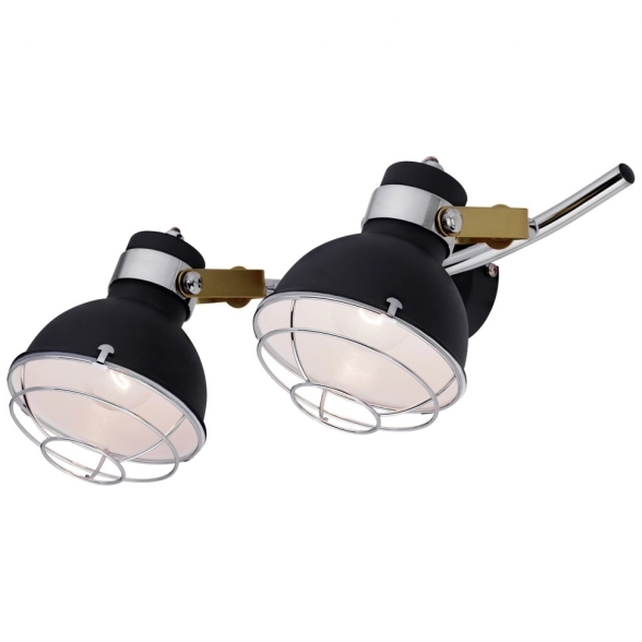 Светильник Escada 1135/2A E14*40W Black/Chrome