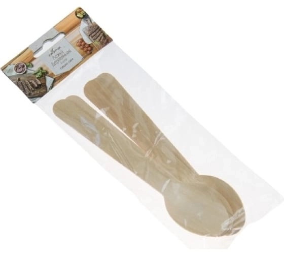 Ложка деревян. 160мм 6шт EUROHOUSE 13548