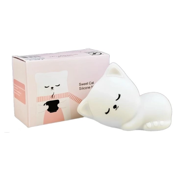 Ночник силиконовый WH-A16 "Кошечка" Включай