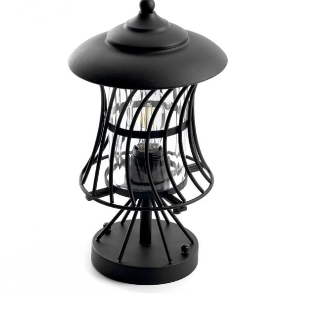 Светильник Feron 60W 230V E27 IP44 черный PL524