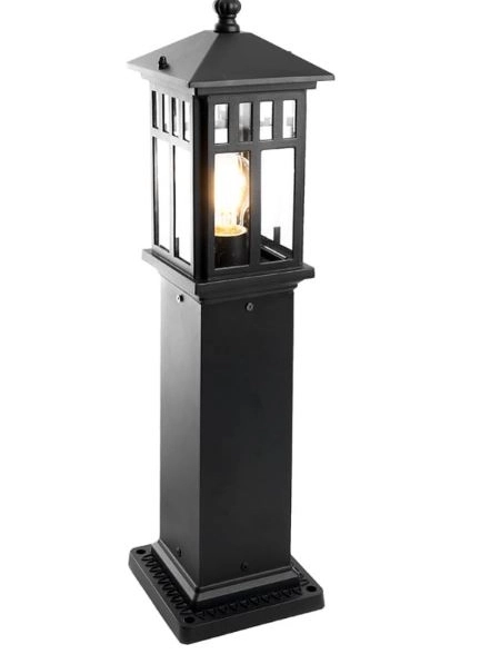 Светильник Feron 60W 230V IP44 черный PL676