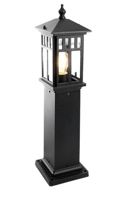 Светильник Feron 60W 230V IP44 черный PL676