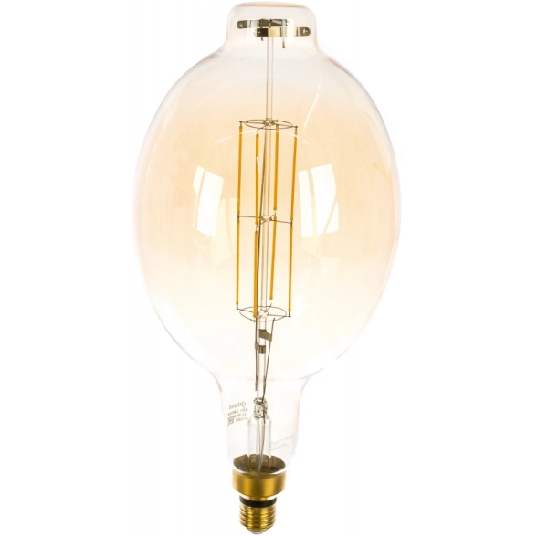 Лампа Gauss LED Filament BT180 8W E27 2400K golden flexible
