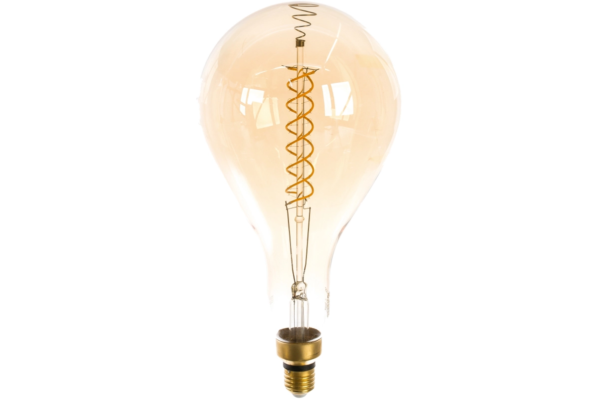 Лампа Gauss LED Filament A160 8W E27 2400K golden flexible