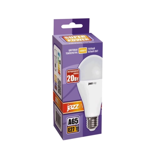Лампа PLED-SP A65 20w E27 3000Kљ230/50 Jazzway