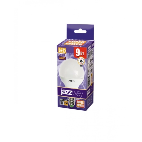 Лампа PLED-SP G45 9w E14 5000K-E Jazzway