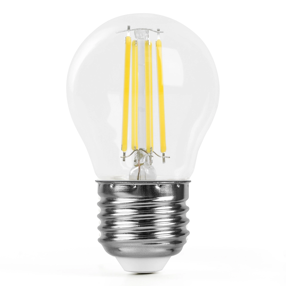 Лампа Feron LB-1706 6W E27 G45 4000K прозрачная
