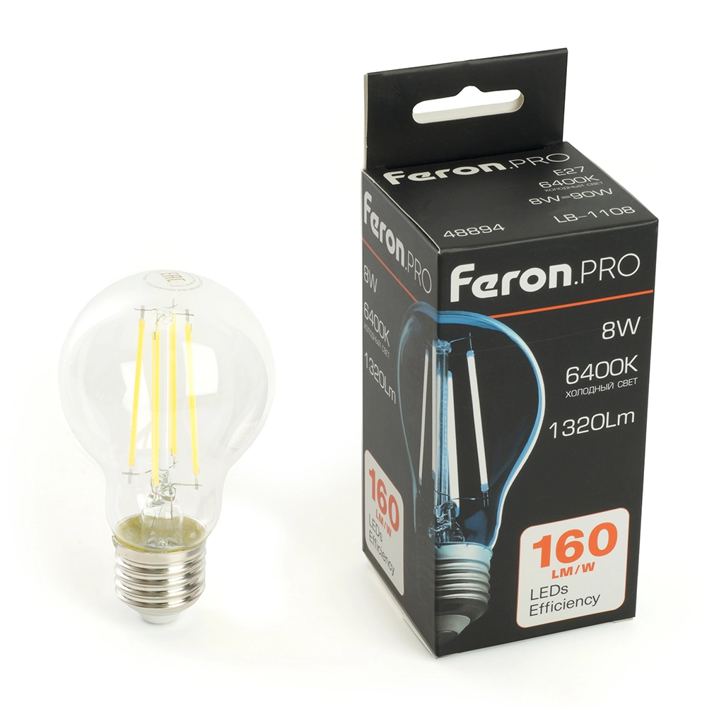 Лампа Feron LB-1108 8W E27 6400K