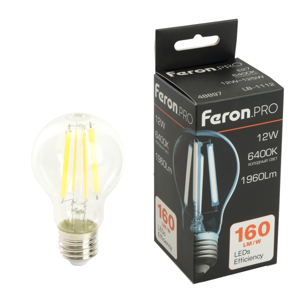 Лампа Feron LB-1112 12W E27 6400K