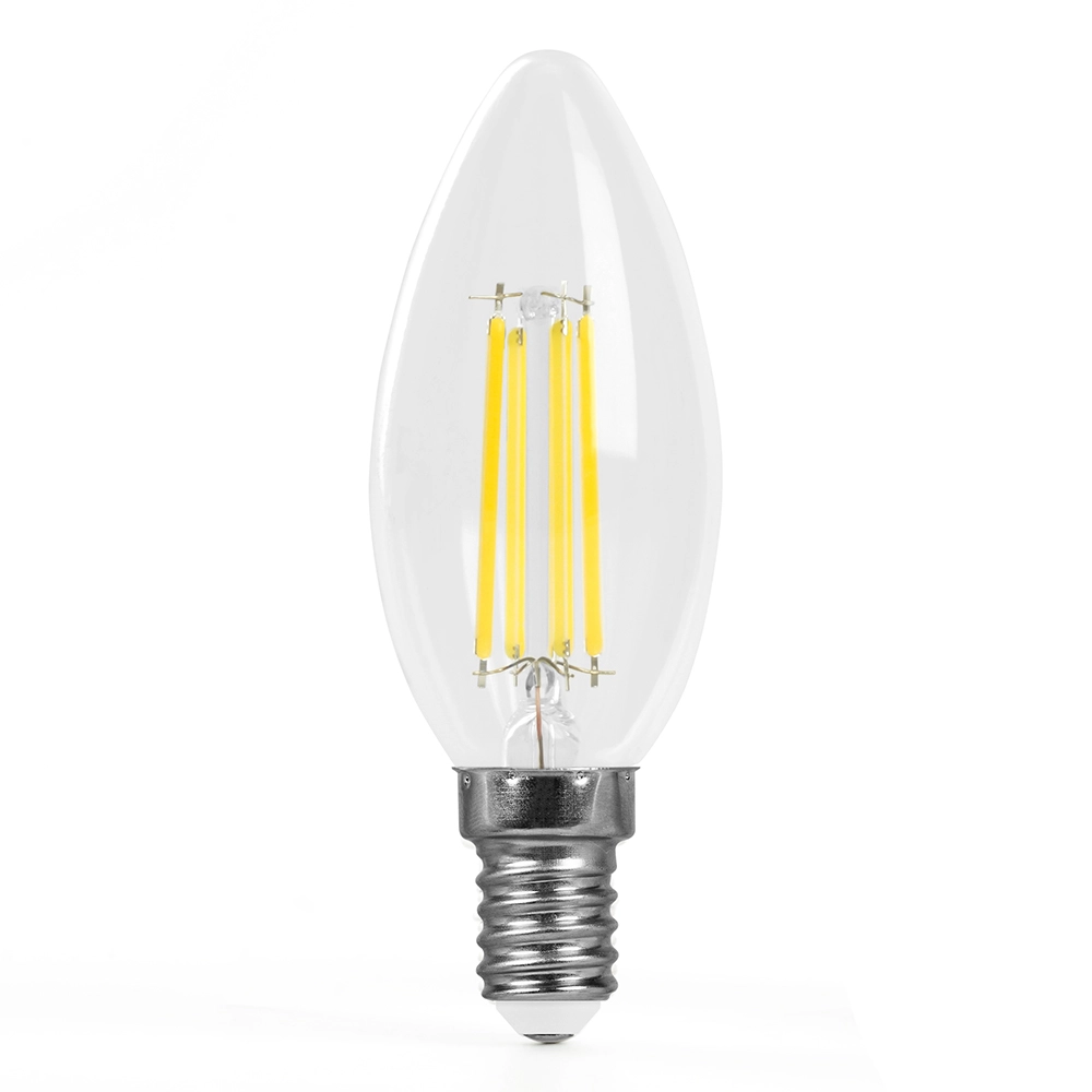 Лампа Feron LB-1206 6W E14 6400K C35 прозрачная