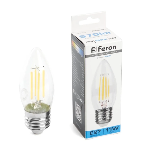 Лампа Feron LB-713 11W E27 6400K прозрачная