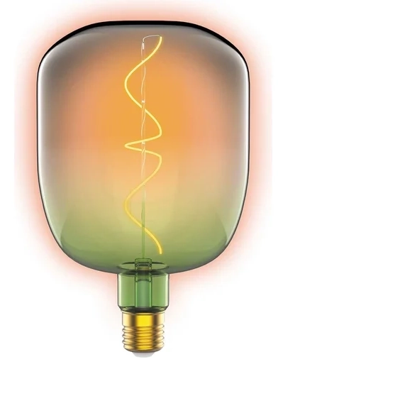 Лампа Gauss LED Filament V140 5W 1800K E27 green-clear fix