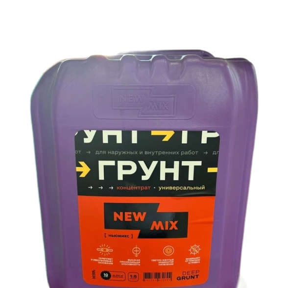 Грунтовка концентрат New-Mix Грунт 10л