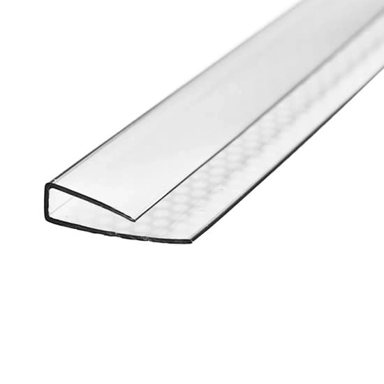 Профиль торцевой UP 10мм L=2.1м прозрачный