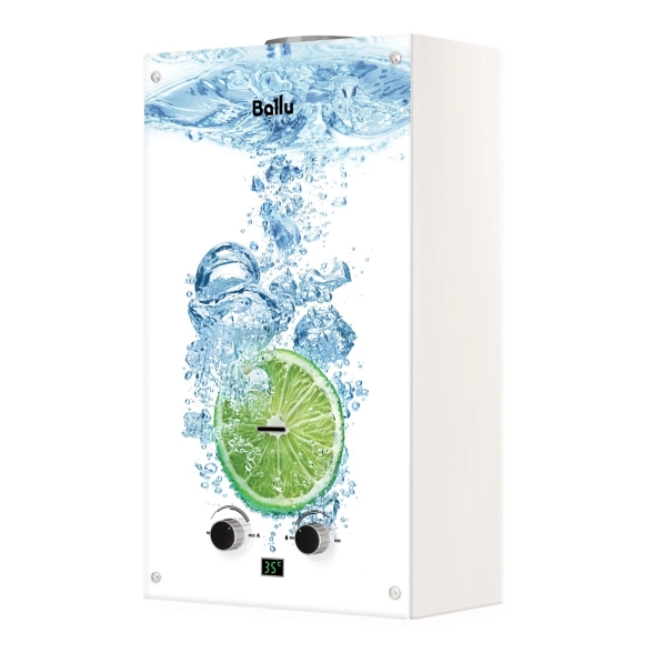 СО Колонка газовая Ballu GWH 10 Fiery Glass Lime