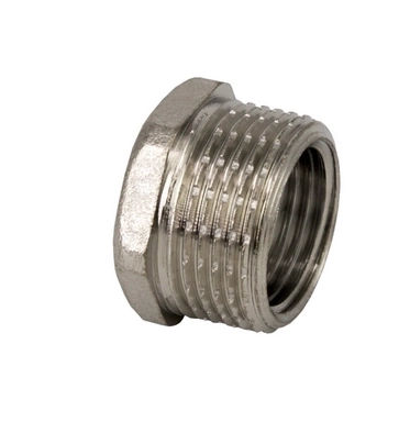 Футорка 1/2"-3/8" наружная/внутренняя RTP никель