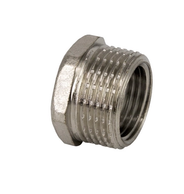 Футорка 1/2"-3/8" наружная/внутренняя RTP никель