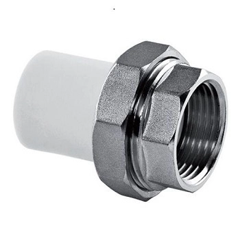 Муфта комбинированная штуцер 32x1" FV-Plast серый