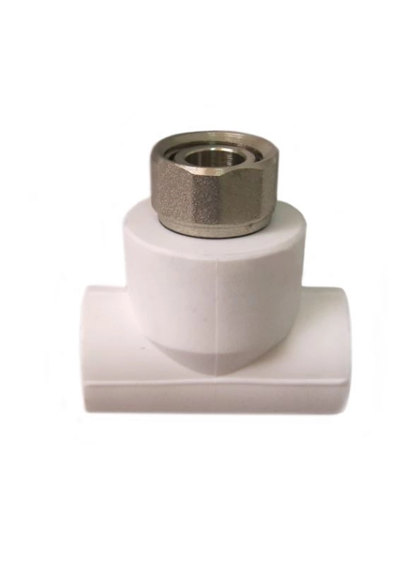 Тройник с/н гайкой 25х3/4 PP-R Rosturplast