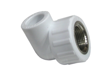 Уголок комбинированная гайка 20х3/4 PP-R Rosturplast
