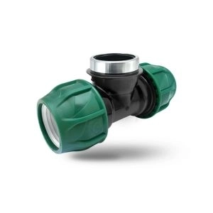 Тройник ПЭ перех.75х63х75 обж.POELSAN GREEN