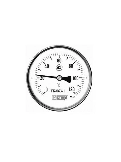 термометр б/мет тб-100-1 D100 погр/шток 100мм
