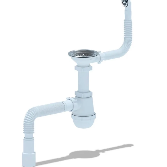 Сифон Ани Грот 3 1/2*40 A0142SA15 гибкий круглый перелив