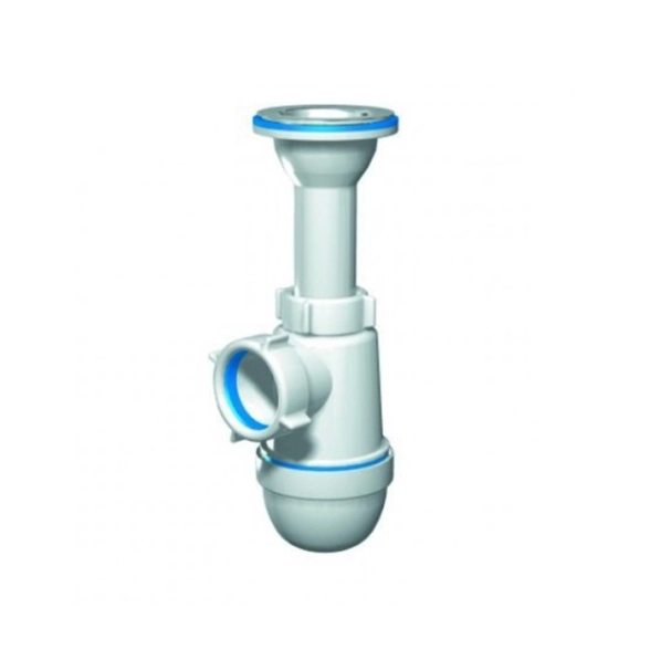 Сифон для мойки АНИ ПЛАСТ C0500 1 1/2"x40 мм