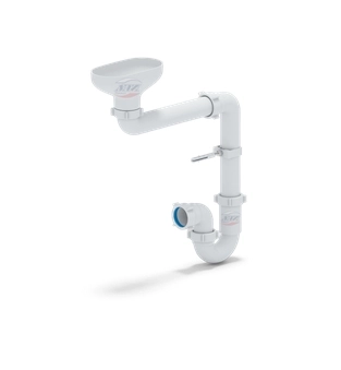 Сифон прямоточный смещенный Ани 1 1/2*40 DR5000
