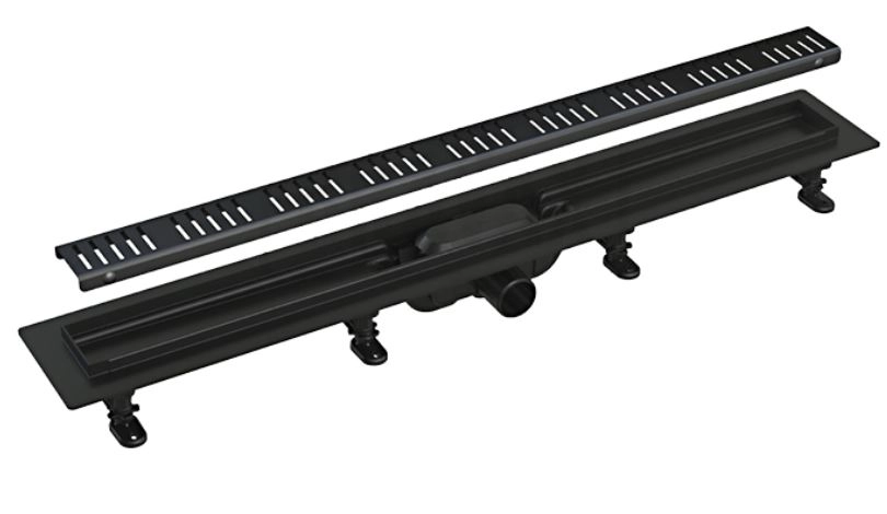 Трап GAPPO 60 G86007-56 гориз.пласт 60*600мм черный