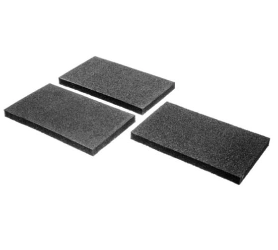 Набор Губок Hobbi 125x100x10мм Р60/80/100/120 3шт. 32-1-203