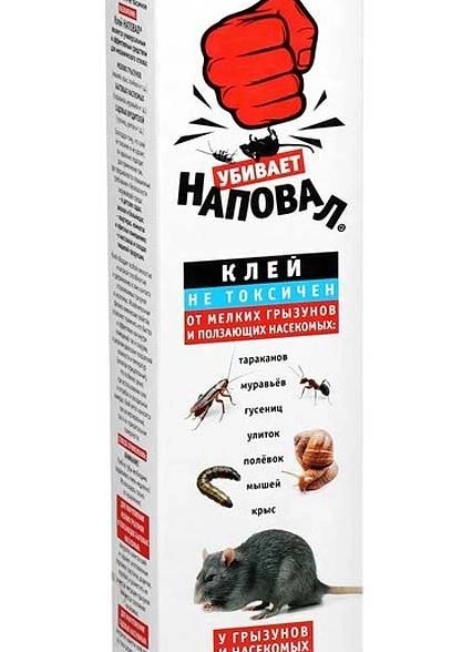 Клей от грызунов Наповал в тубе 135г