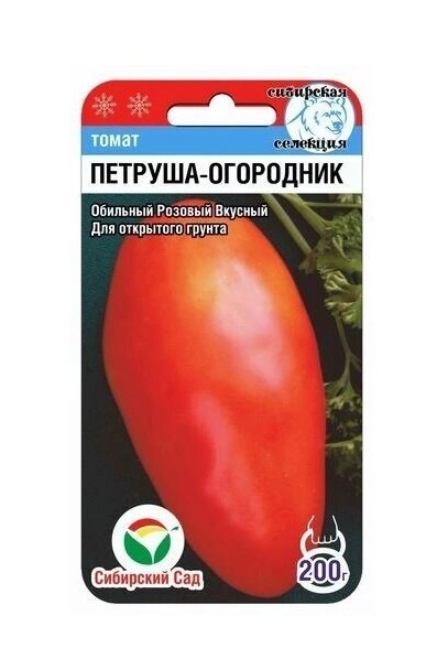 Томат Петруша огородник Сиб.Сад Ц