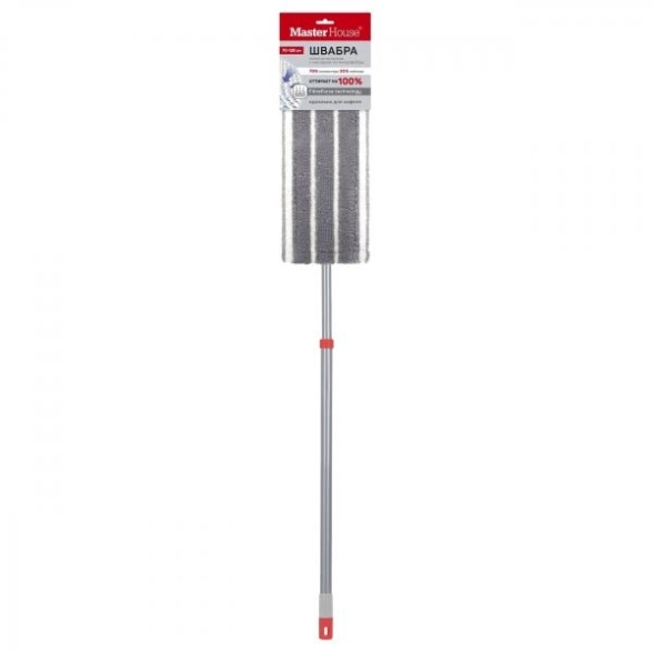 Швабра Джино телескоп.ручка микрофибра с нейлоном 75542